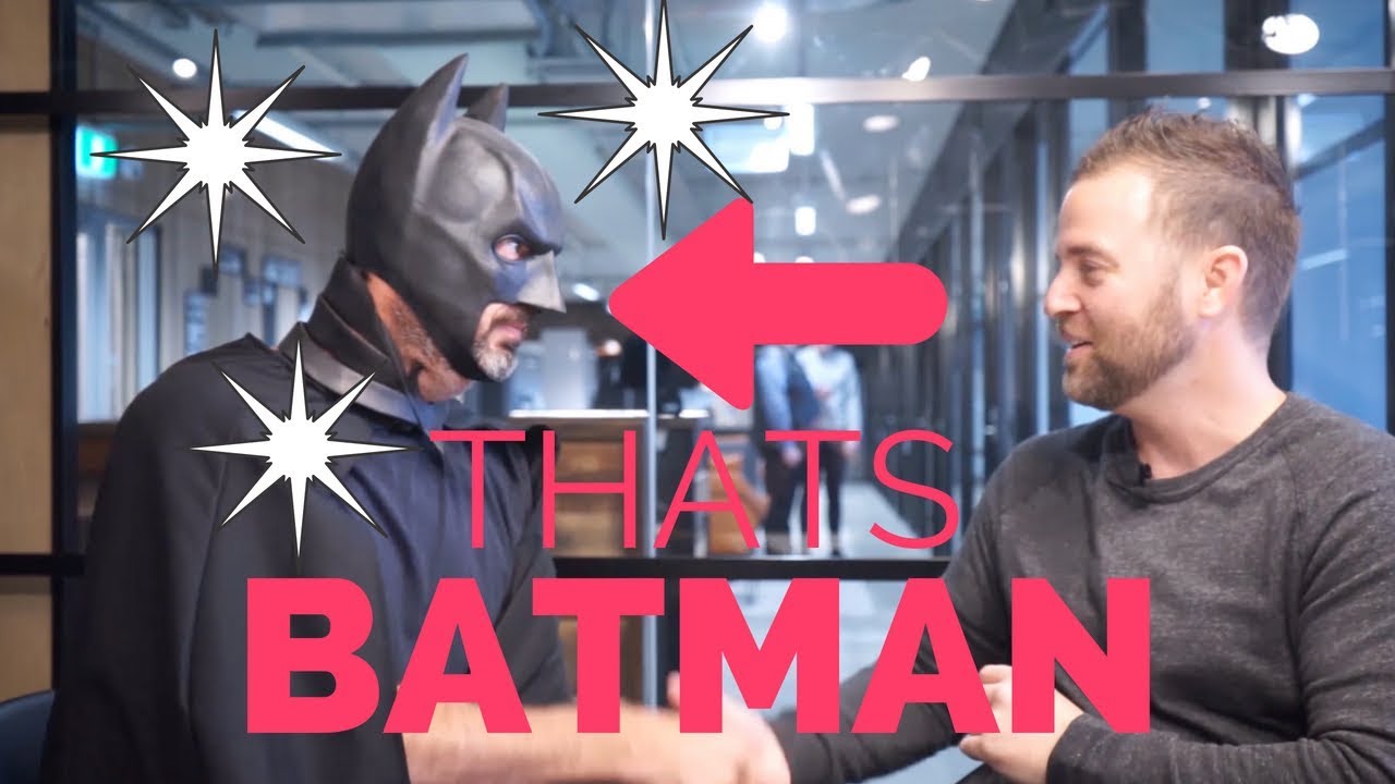BATMAN visited me!