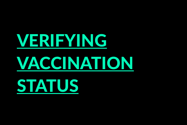 Verifying Vaccination Status