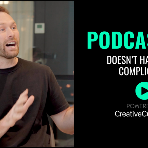 Podcasting Not Complicated CreativeCubes.Co
