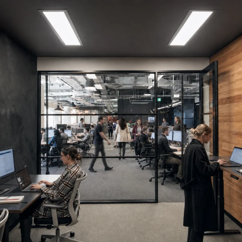 Meeting room facilities in a coworking space for SMEs and professional firms