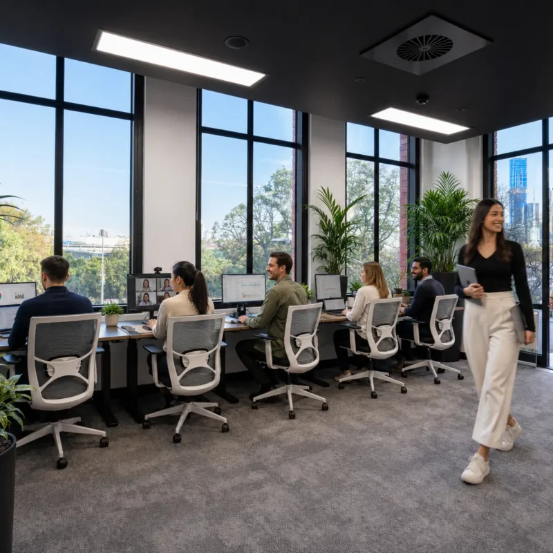 Flexible workspace compared with a traditional office lease