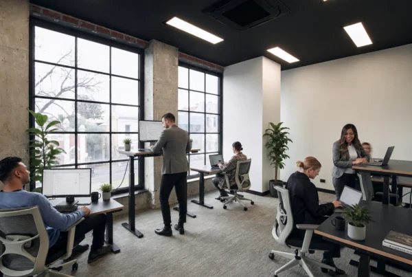 Serviced private office for professional firms with meeting rooms and reception support