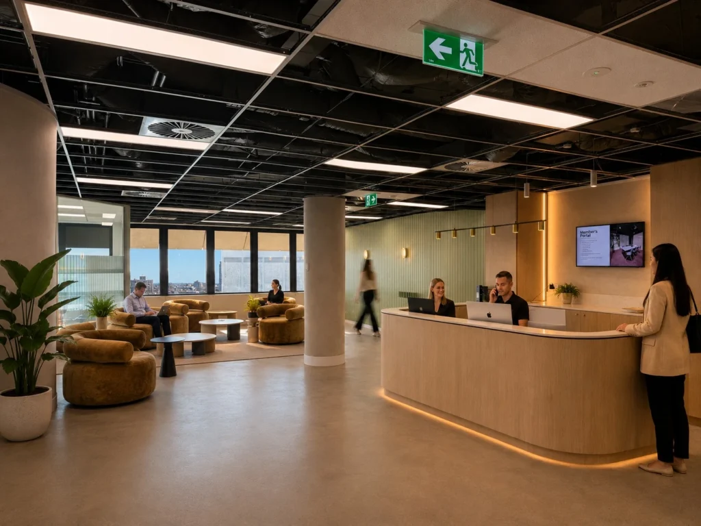 Freelancer working productively in a CreativeCubes.Co coworking space in Australia 9 Productivity Benefits of Coworking for Freelancers