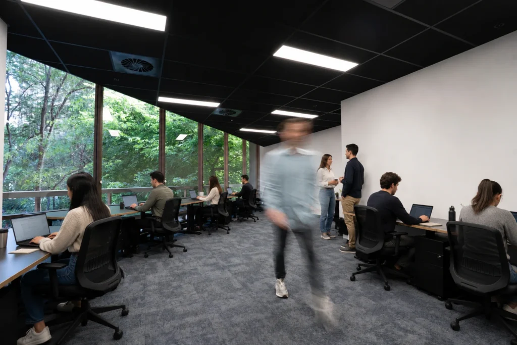 Professional firm meeting in a private CreativeCubes.Co coworking space in Australia