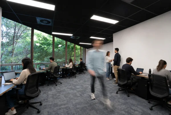 Professional firm meeting in a private CreativeCubes.Co coworking space in Australia